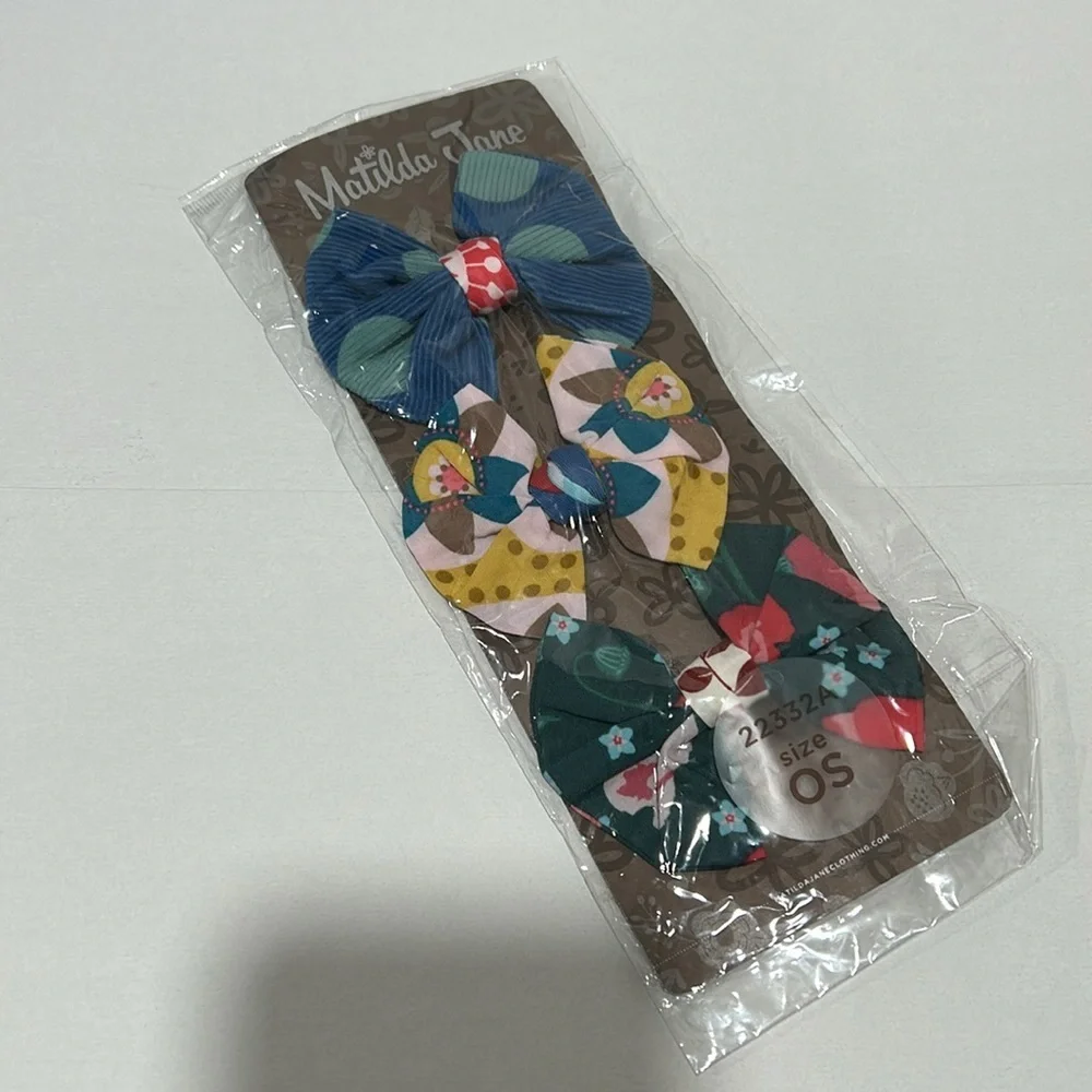 MATILDA JANE Beautiful 7 Piece Headbands & Hair Bow NWT…